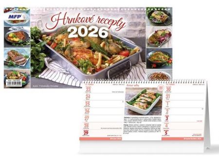 Kalendář 2026 stolní Hrnkové recepty (čtrnáctidenní)