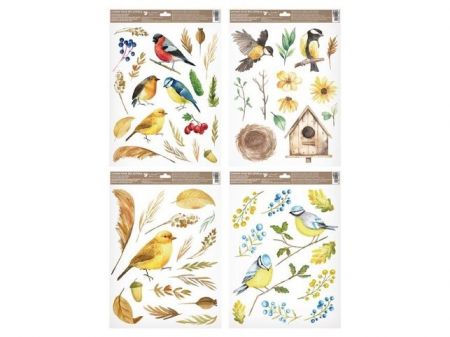 Okenní fólie 40014 Ptáci 30 x 42 cm