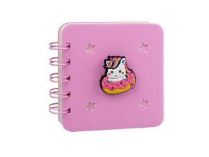 Gifty - Silikonový bloček růžový + 1 pin zdarma