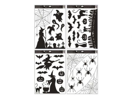 Okenní fólie 40008 strašidelný Halloween 35x50cm