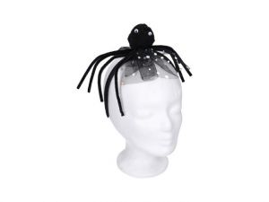 Set karneval W053405 - čelenka s ozdobou černý pavouk