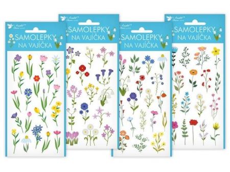 Samolepky 7907 na vajíčka Louka 8 x 14,5 cm