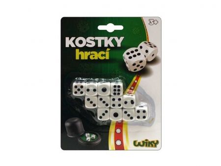 Kostky hrací 116392 1,5cm/12ks