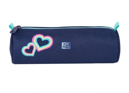 Oxford - Pouzdro kulaté Oxford DOTS modré