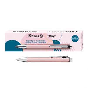 Pelikan - Pero kuličkové K10 růžové Snap Metalic