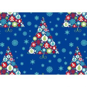 SusyCard - Papír dárkový vánoční 1,5 mx70 cm, kouzlo Vánoc metalický, 57g/m2