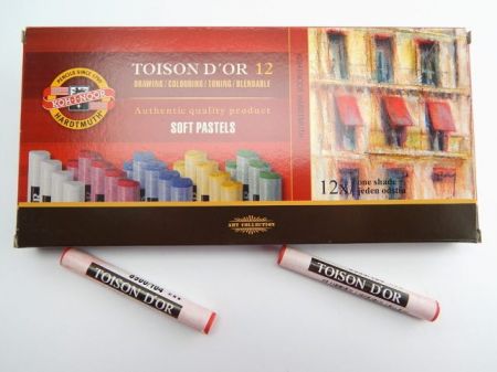 KOH-I-NOOR Křída prašná umělecká šarlat sv