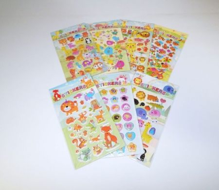 3D samolepky - zvířátka