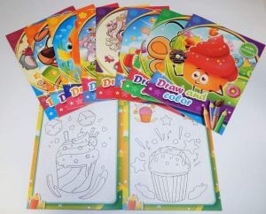 Omalovánky A4 se samolepkami