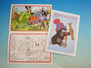 Omalovánky A5 Jak krtek cestoval Zd.Miler