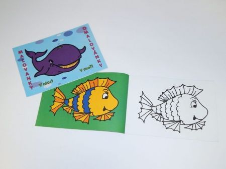 Omalovánky A5 V moři