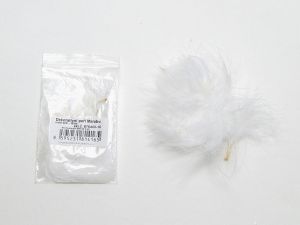 Peří MARABU 10ks bílé 876400-10