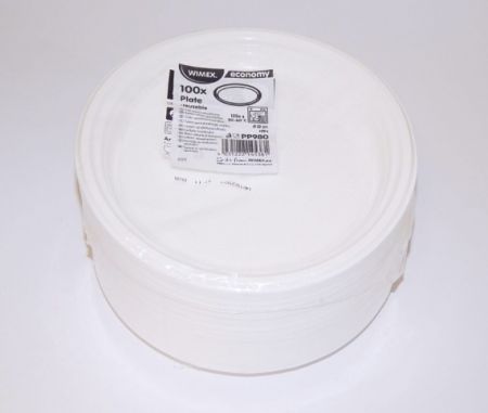 Talíř mělký ( PP) pr. 22cm (PP980) 100 ks