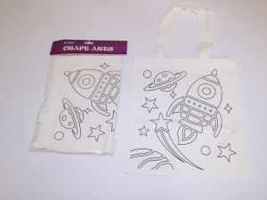 Taška plátěná k vybarvení - vesmír (170339)