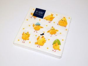 Ubrousky PAW Dekor L (20ks) Bláznivá kuřátka /SDL140800