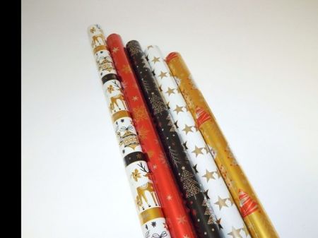 Balicí papír metalický 0,7 x 2 m (GW3)