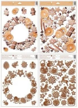 Dekorace okenní Perníčky, 30 x 42 cm / 236