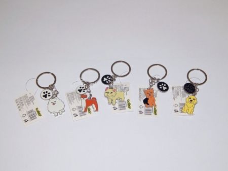 Klíčenka tlapka + pes W054523