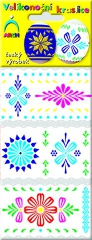 Košilka - smršťovací dekorace na vejce - české kraslice 6ks (536)
