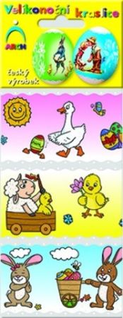 Košilka - smršťovací dekorace na vejce – husičky 6ks (531)