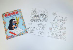 Maluj podle teček Krtek 2