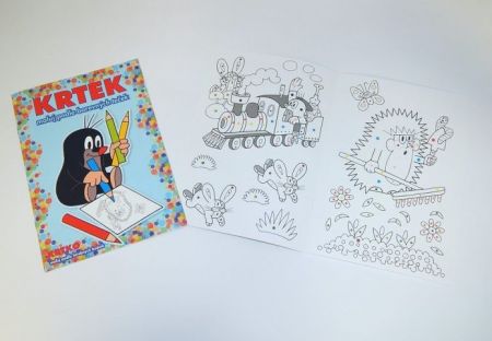 Maluj podle teček Krtek 2