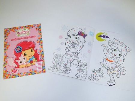 Maluj podle teček Strawberry