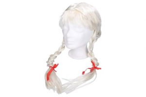 Maska Paruka blond s copánky / 003136