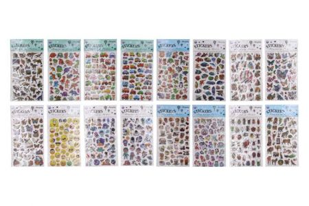 Nálepky lesk mix W054003