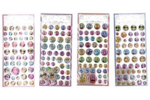 Nálepky obličej mix W054001