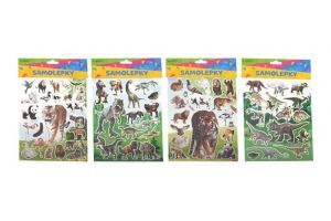 Nálepky zvířátka mix W054127