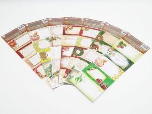 Samolepky na dárky 1477 se zlatou ražbou