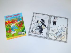 Maluj vodou A5 Šmoulové