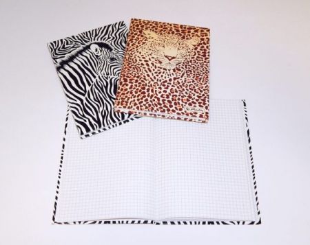 Záznamní kniha A5 čtvereček 96l ,Animal Print (50036530)