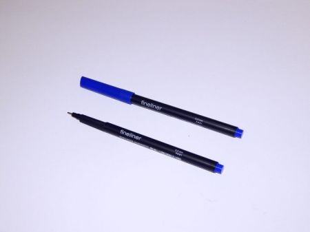 KOH-I-NOOR popisovač fine liner 7021 modrá