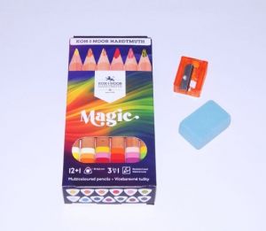 KOH-I-NOOR pastelky MAGIC natur 3404 12+1