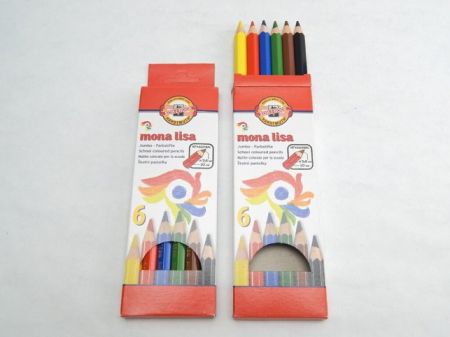 KOH-I-NOOR Pastelky 3371/6 MONA LISA dl.silné OK10