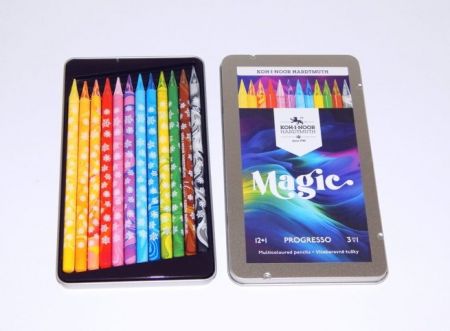 KOH-I-NOOR souprava tužek pastelových v laku MAGIC 8772 12