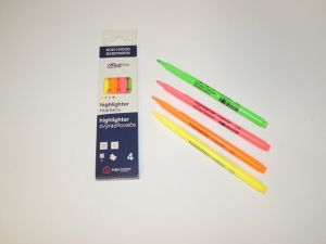 KOH-I-NOOR Souprava zvýrazňovačů 2004 4 plochý