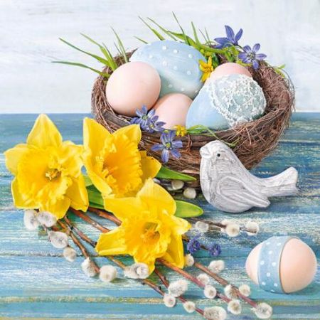 Ubrousky PAW Dekor C (20ks) Lavender in Bucket