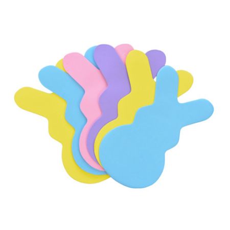 Pěnový zajíc 15 cm k dotvoření 6 ks mix