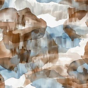 Ubrousky DAISY L (20ks) Earth Toned Abstract Watercolour