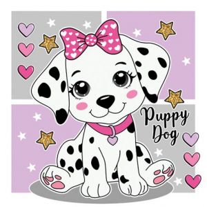 Ubrousky DAISY L (20ks) Charming Puppy Dog