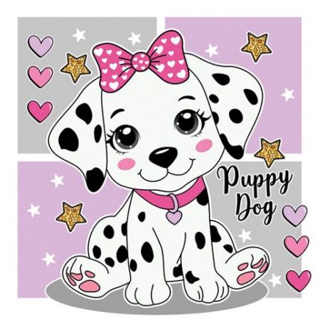 Ubrousky DAISY L (20ks) Charming Puppy Dog