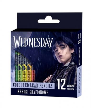 Wednesday pastelky progreso 12 barev