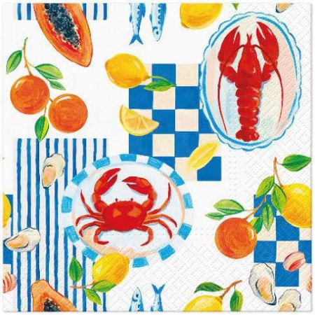 Ubrousky PAW Dekor L (20ks) Navy Bites