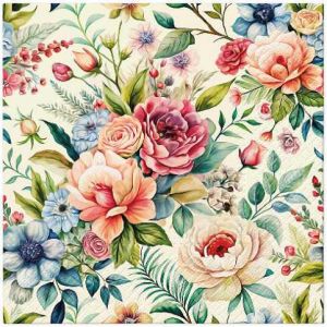 Ubrousky PAW Dekor L (20ks) Rustic Bloom