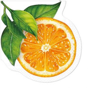 Ubrousky PAW Dekor RF (12ks) Pure Orange