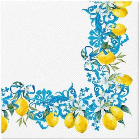 Papírový ubrousek Airlaid Citrus Baroque