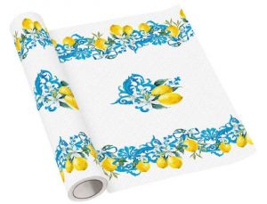 Běhoun stolní airlaid 40x500cm Citrus Baroque